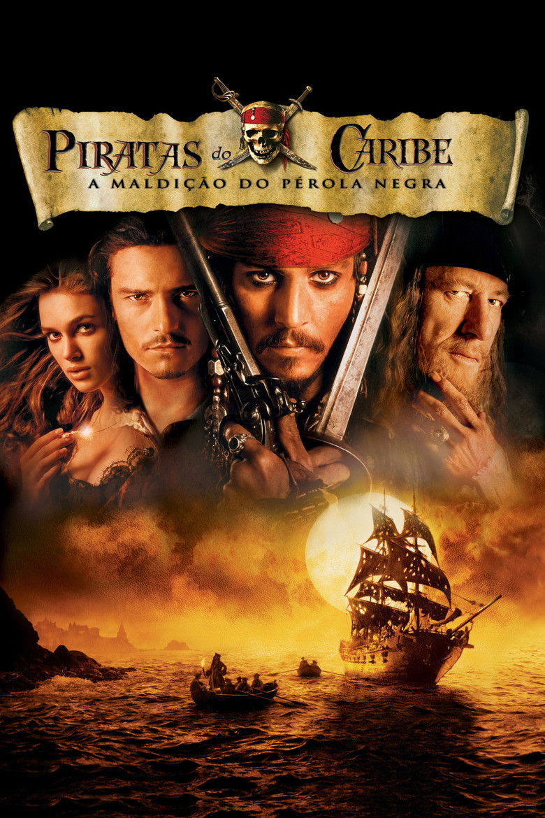 🏴‍☠️ Piratas do Caribe: A Maldição do Pérola Negra (2003) – Aventura Épica