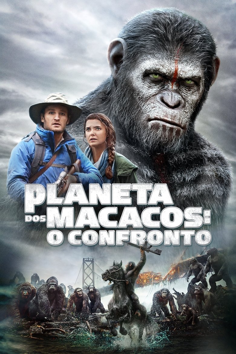 🚀 Planeta dos Macacos: O Confronto (2014) – Ação e Ficção Científica