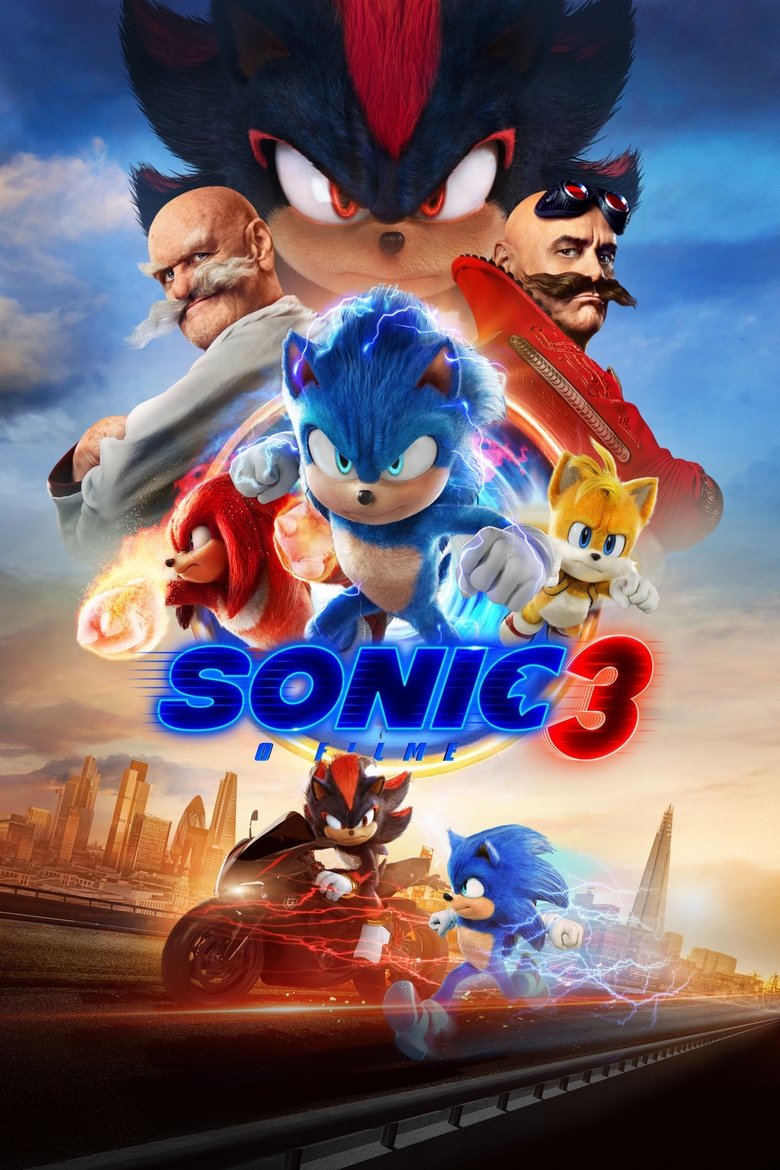 Sonic 3: O Filme 2024 – A Corrida Intergaláctica 🎬