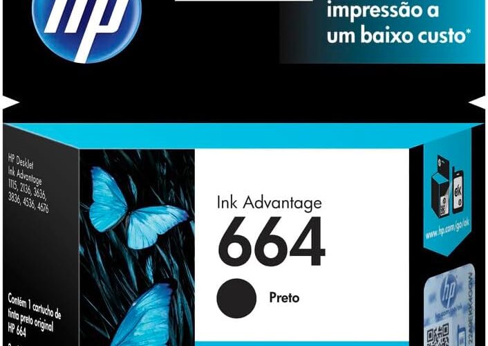 Cartucho de Tinta HP 664 Preto Original 2026: Vale a Pena? Review
