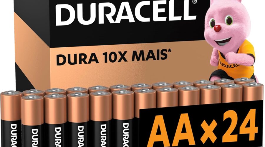 Duracell Pilhas Alcalinas AA Pequena Pack 24 Unidades 2026: Vale a