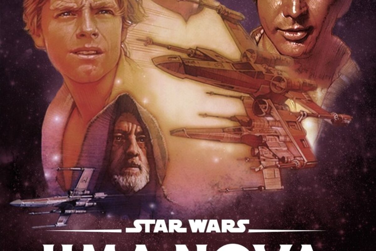 Guerra nas Estrelas (1977) — poster oficial