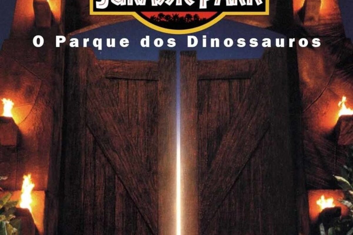 Jurassic Park: O Parque dos Dinossauros (1993) — poster oficial