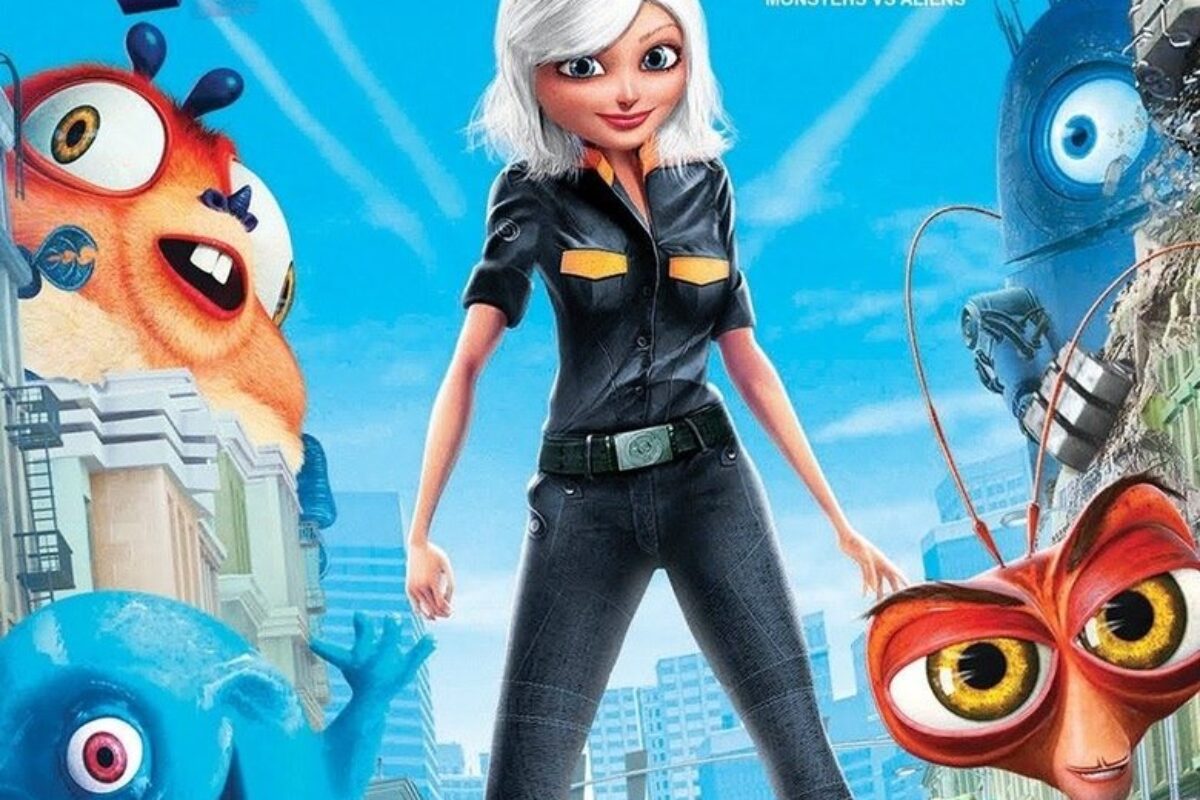Monstros vs Alienígenas (2009) — poster oficial