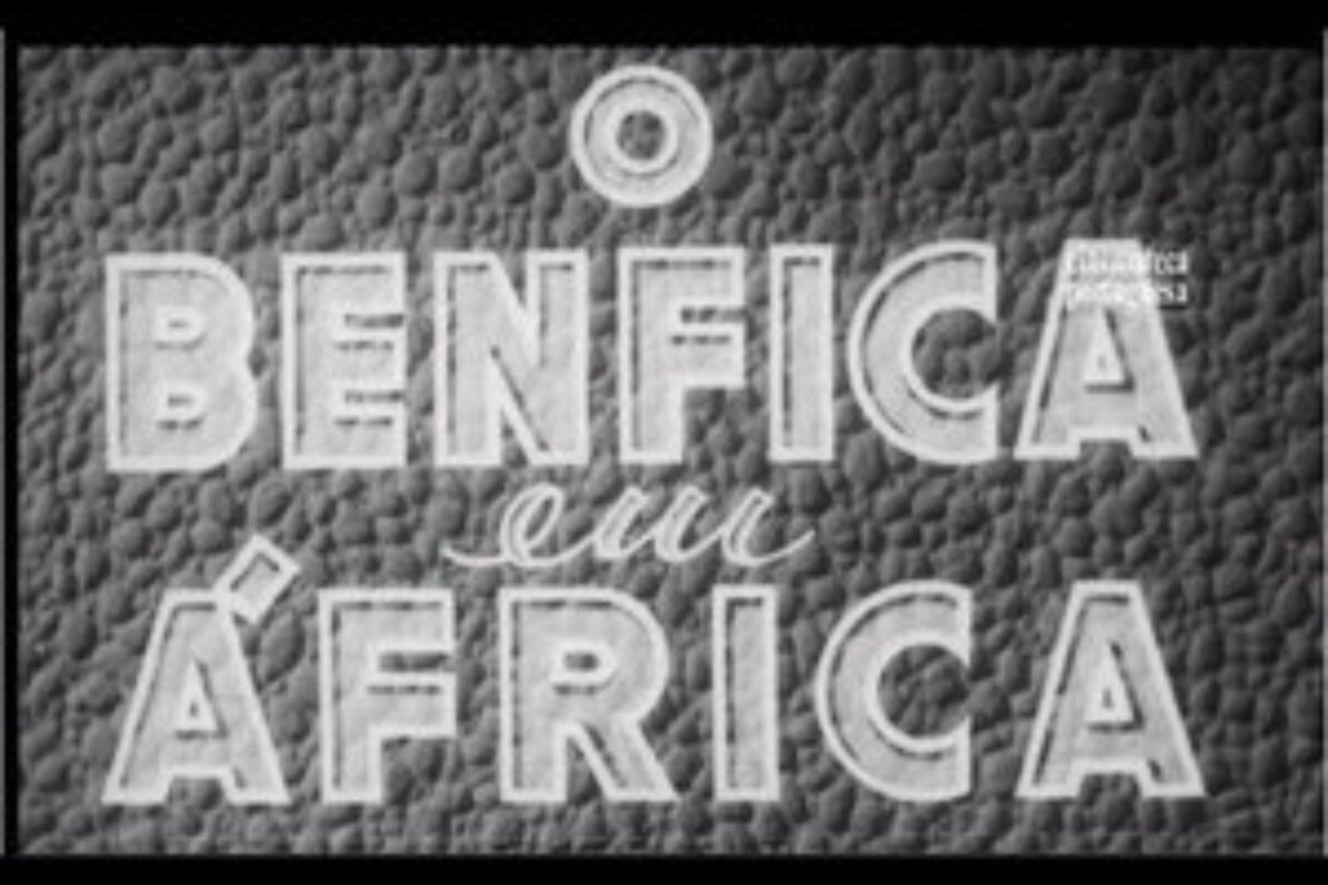 O Benfica em Angola (1950) — poster oficial