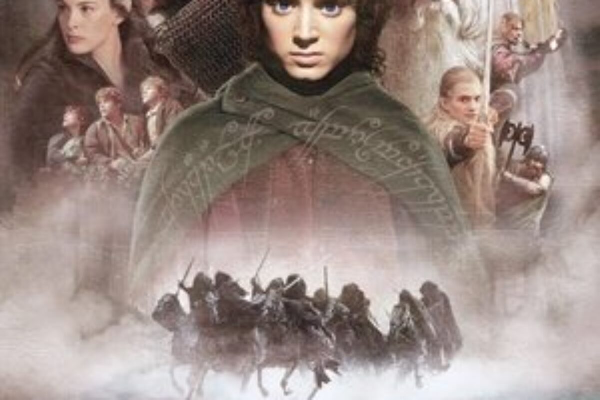 O Senhor dos Anéis: A Sociedade do Anel (2001) — poster oficial